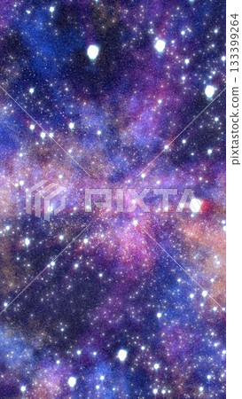 Vibrant cosmic starfield with blue, violet, and pink hues, creating a deep space abstract texture 133399264