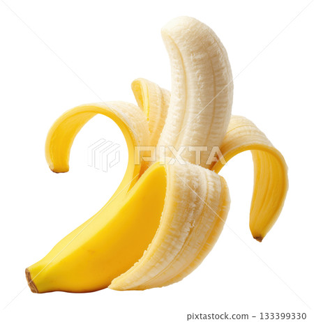 Fresh Peeled Yellow Banana Fresh Peeled Yellow Banana 133399330