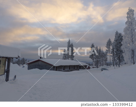 Storklinten, ski resort in the North 133399412