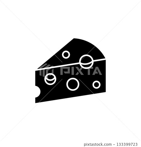 Cheese vector icon. Food icon solid style. perfect use for logo, presentation, website, and more. modern icon design glyph style Cheese vector icon. Food icon solid style. perfect use for logo, presentation, website, and more. modern icon design glyph style 133399723