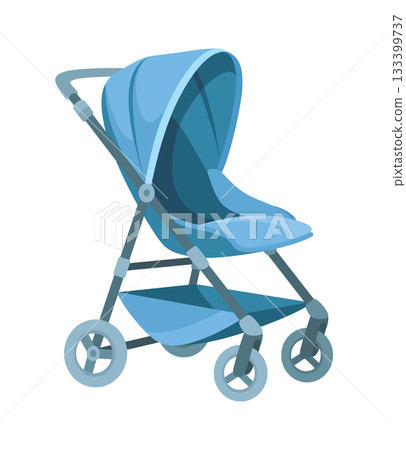 Baby stroller, childish colorful folding stroller, buggy baby carriage, child wagon, infant transport 133399737