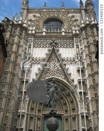 The majestic facade of Seville Cathedral 133400153