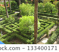 塞維利亞阿爾卡薩宮迷宮般的花園 133400171
