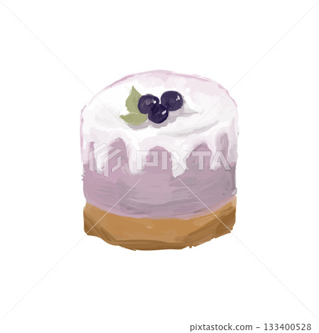 簡易慕斯蛋糕系列：藍莓慕斯蛋糕 133400528