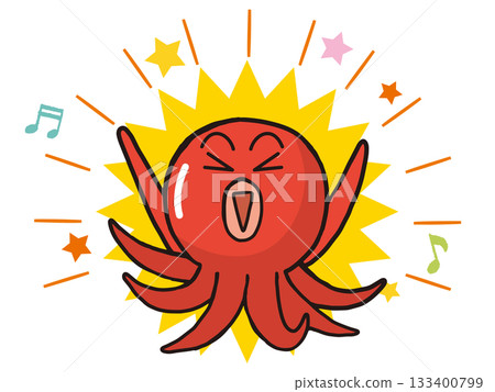 章魚角色欣喜若狂 133400799