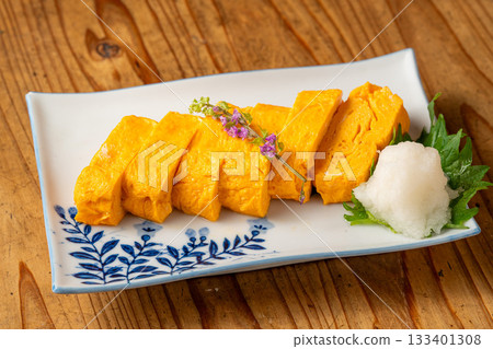 Rolled omelet Rolled omelet 133401308