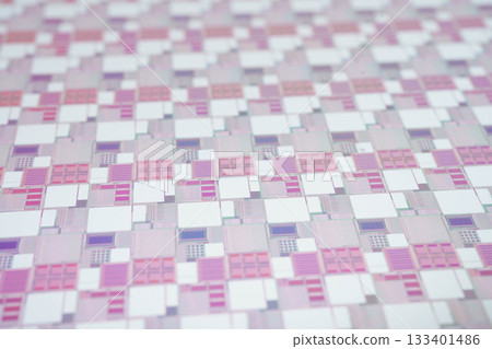 Silicon wafer for manufacturing semiconductor of integrated circuit. 133401486