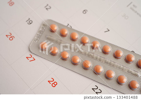 Birth control pills for female of ovulation day, fetus, maternity, childbirth, birth control. Birth control pills for female of ovulation day, fetus, maternity, childbirth, birth control. 133401488