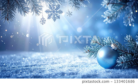 AI圖像：閃亮的藍白色背景材料 133401686