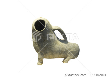 Ancient Baekje Culture and Traditional Korean Portable Male Urinal Hoja, Historic Ceramic Artifact from Korea Baekje Kingdom 133402001