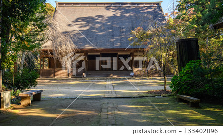 千葉縣飯高團林遺址飯高寺講經堂的早晨 133402096