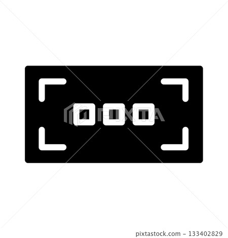 禮品券輪廓圖標 133402829