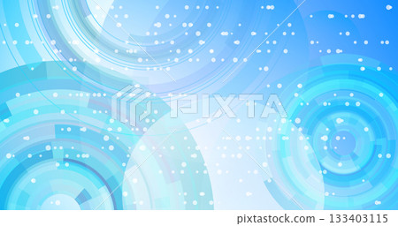 基於藍色的數位影像抽象背景素材 133403115