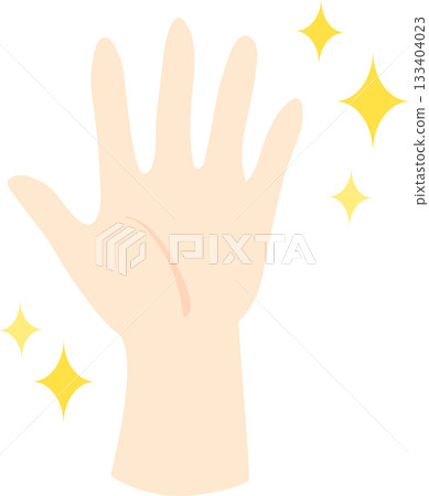 Sparkling left hand 133404023