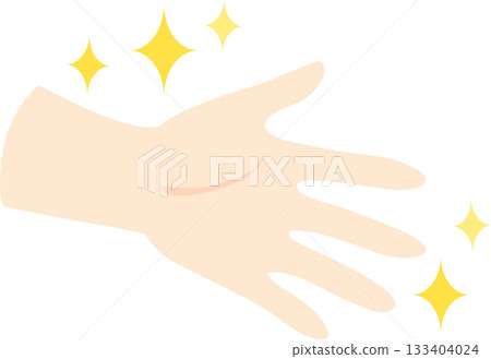 A sparkling, sideways left hand 133404024