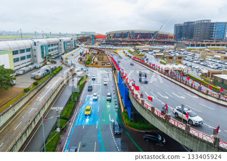 台灣桃園市，台灣桃園國際機場公路 133405924