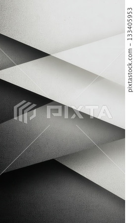 Abstract Textured Geometric Shapes in Gray Abstract Textured Geometric Shapes in Gray 133405953