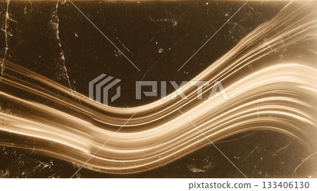 Abstract Golden Lines on Dark Background 133406130