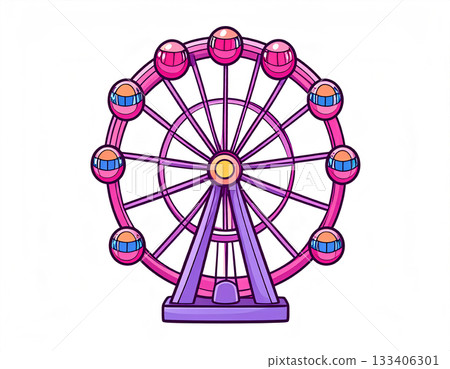 多彩的摩天輪 133406301