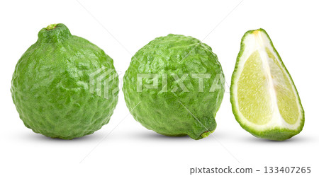 Bergamot  isolated on white background 133407265