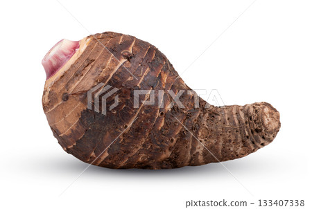 Taro isolated on white background Taro isolated on white background 133407338