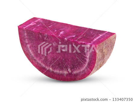 yam potato isolated on white background yam potato isolated on white background 133407350