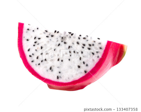 dragon fruit isolated on white background dragon fruit isolated on white background 133407358