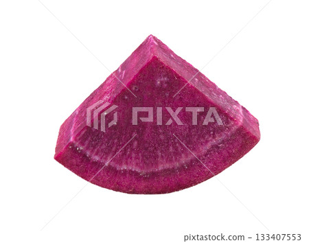 yam potato isolated on white background yam potato isolated on white background 133407553