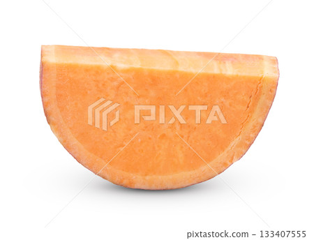 yam potato isolated on white background yam potato isolated on white background 133407555