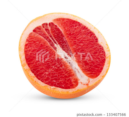 grapefruit isolated on white background grapefruit isolated on white background 133407566