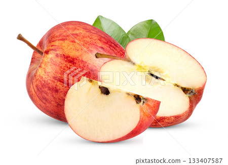 apple isolated on white background 133407587