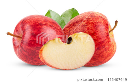 red apple isolated on white background red apple isolated on white background 133407649
