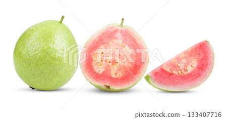 guava isolated on white background 133407716