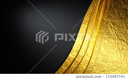 Abstract gold background image material 133407741
