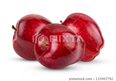 red apple isolated on white background red apple isolated on white background 133407792