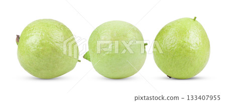 guava isolated on white background guava isolated on white background 133407955
