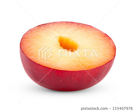 cherry plums isolated on white background cherry plums isolated on white background 133407976