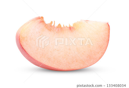 Pink Peach isolated on white background Pink Peach isolated on white background 133408034