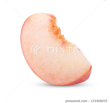 Pink Peach isolated on white background Pink Peach isolated on white background 133408035