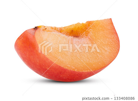 cherry plums isolated on white background 133408086