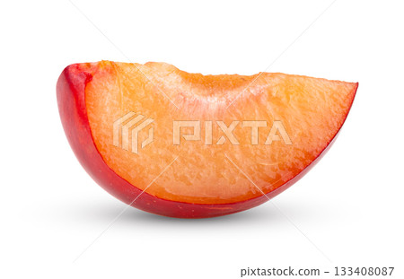 cherry plums isolated on white background cherry plums isolated on white background 133408087