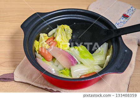 Fry vegetables 133408359