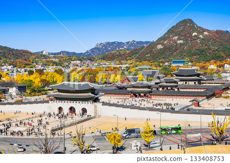 秋天的首爾景福宮 133408753