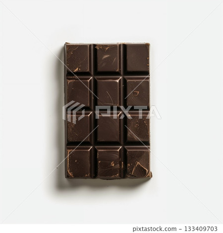巧克力棒白色背景 133409703
