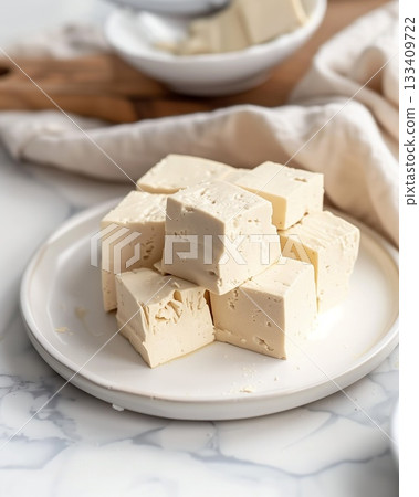 Tofu block, natural light Tofu block, natural light 133409722