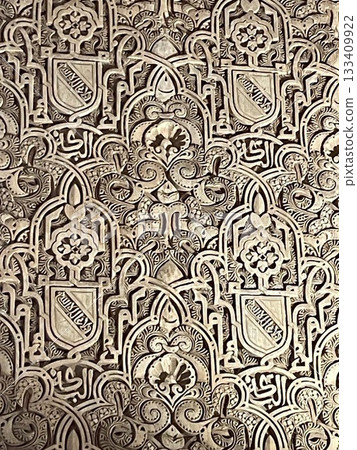 Walls of the Alhambra in Granada, Spain Walls of the Alhambra in Granada, Spain 133409922