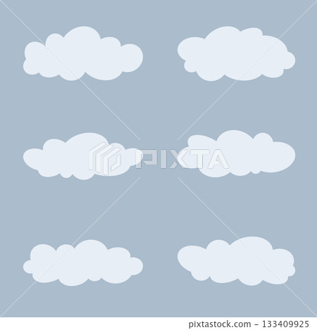 blue clouds set blue clouds set 133409925