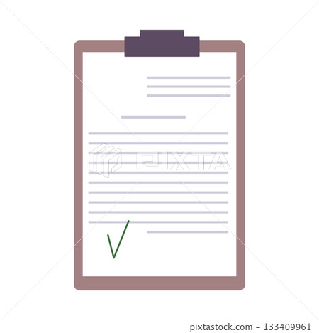 Opened notepad sheet Opened notepad sheet 133409961