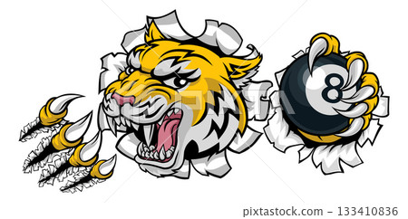 Wildcat Bobcat Bobcats Wildcats Billiards Mascot 133410836