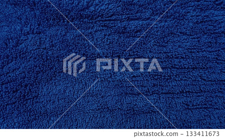 《AI Image》Navy blue towel texture 133411673